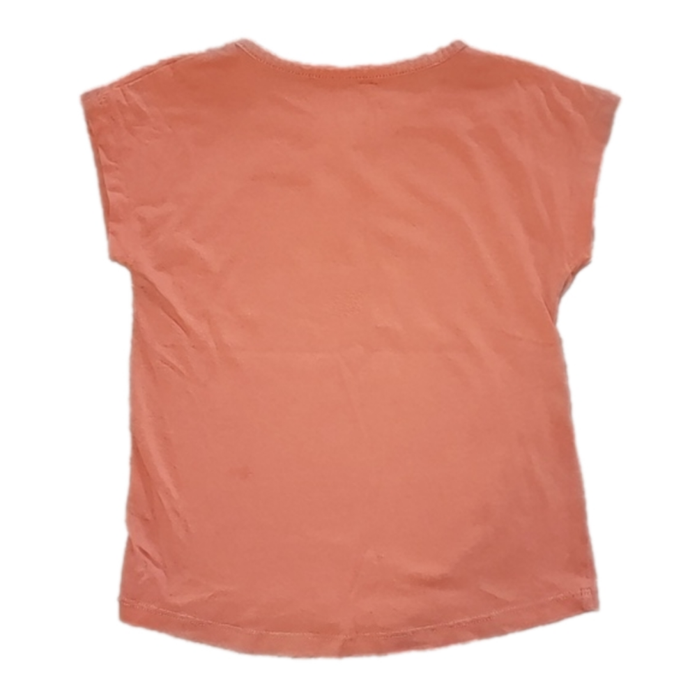 OKIE DOKIE Rust Orange Short Sleeve Tee 'Favorite Sister' - Picture 4 of 4